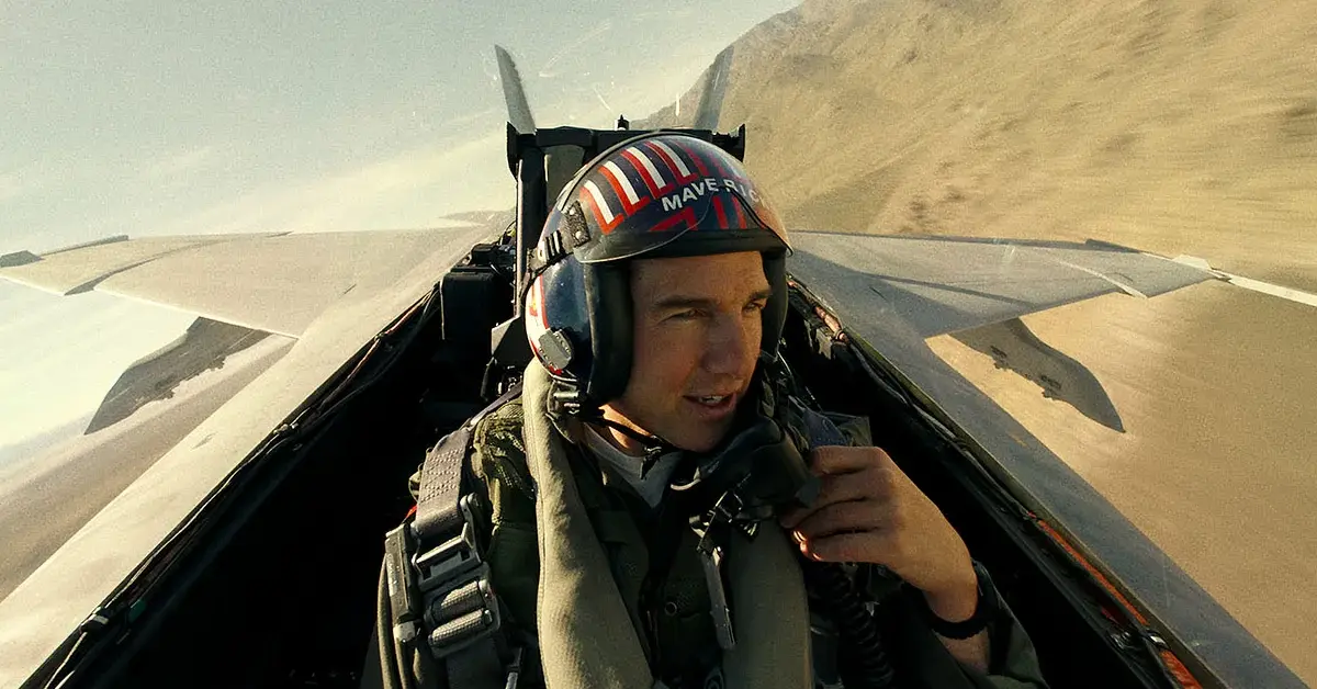 This is the featured image for Edmund's review for Top Gun: Maverick.